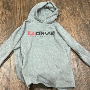 Grey Orvis XL grey hoodie